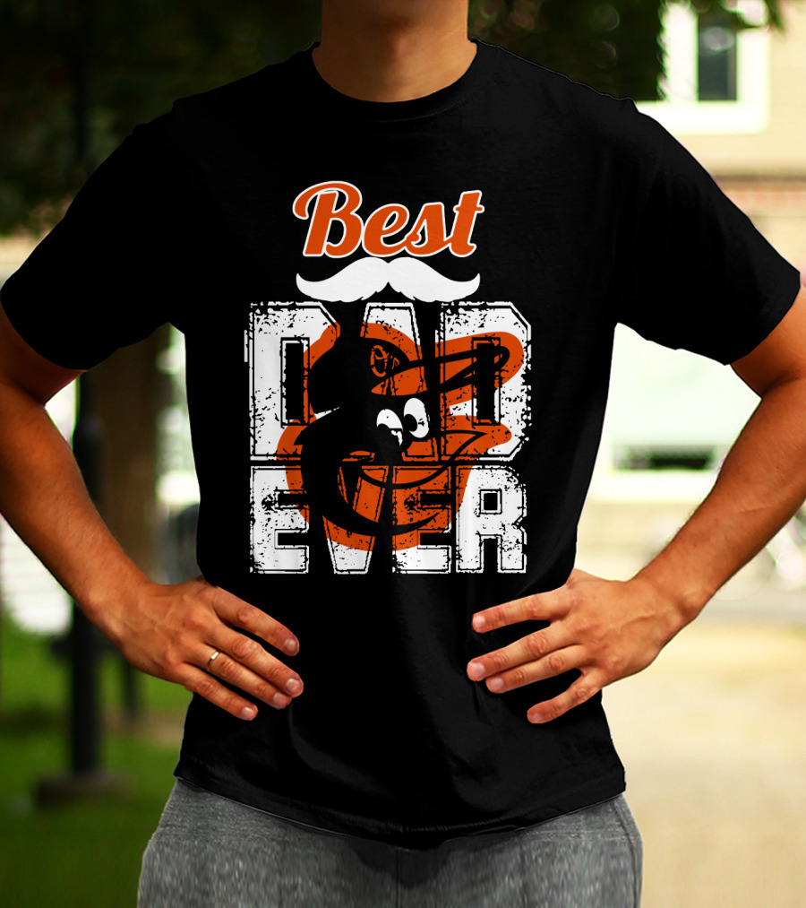 Best Dad Ever Orioles T-Shirt
