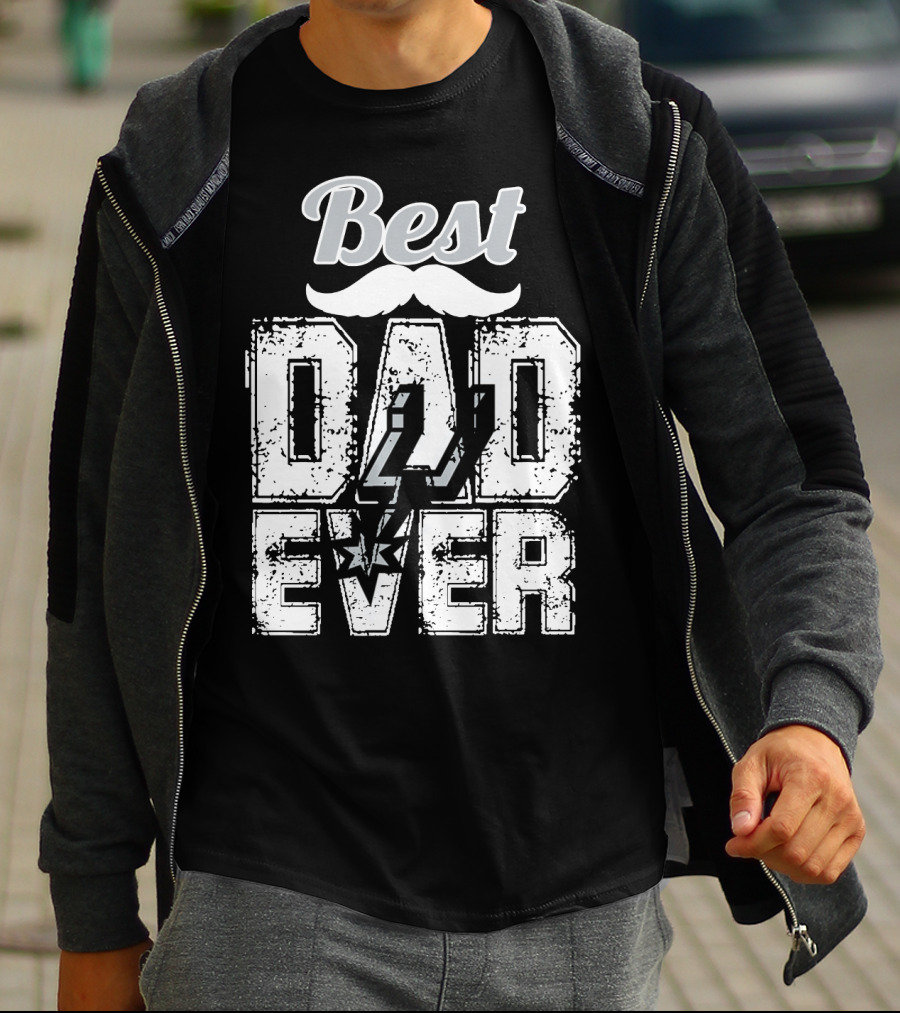 Best Dad Ever Spurs T-Shirt