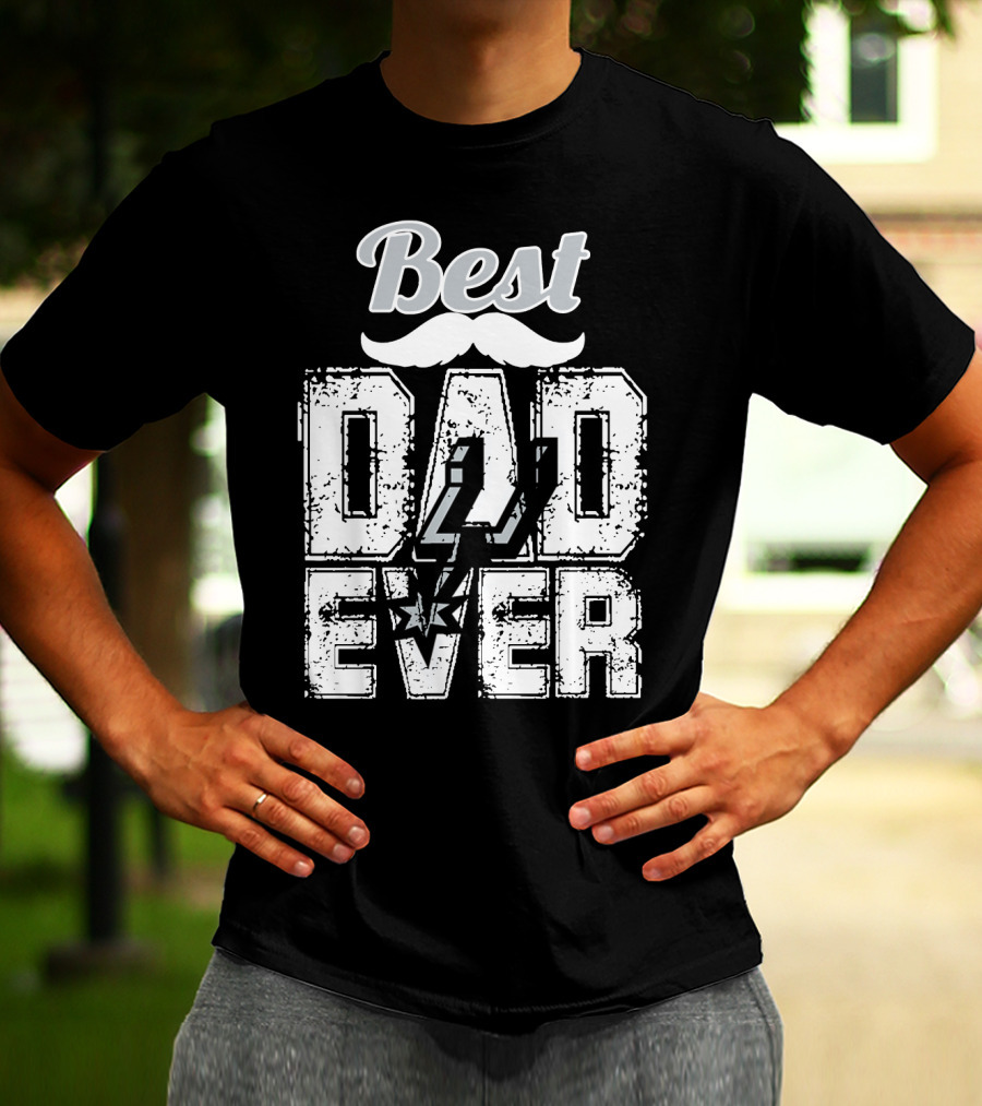Best Dad Ever Spurs T-Shirt