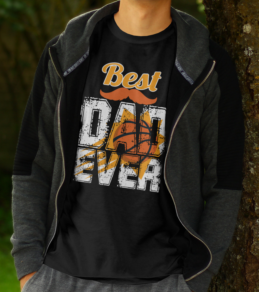 Best Dad Ever Phoenix Suns Basketball T-Shirt