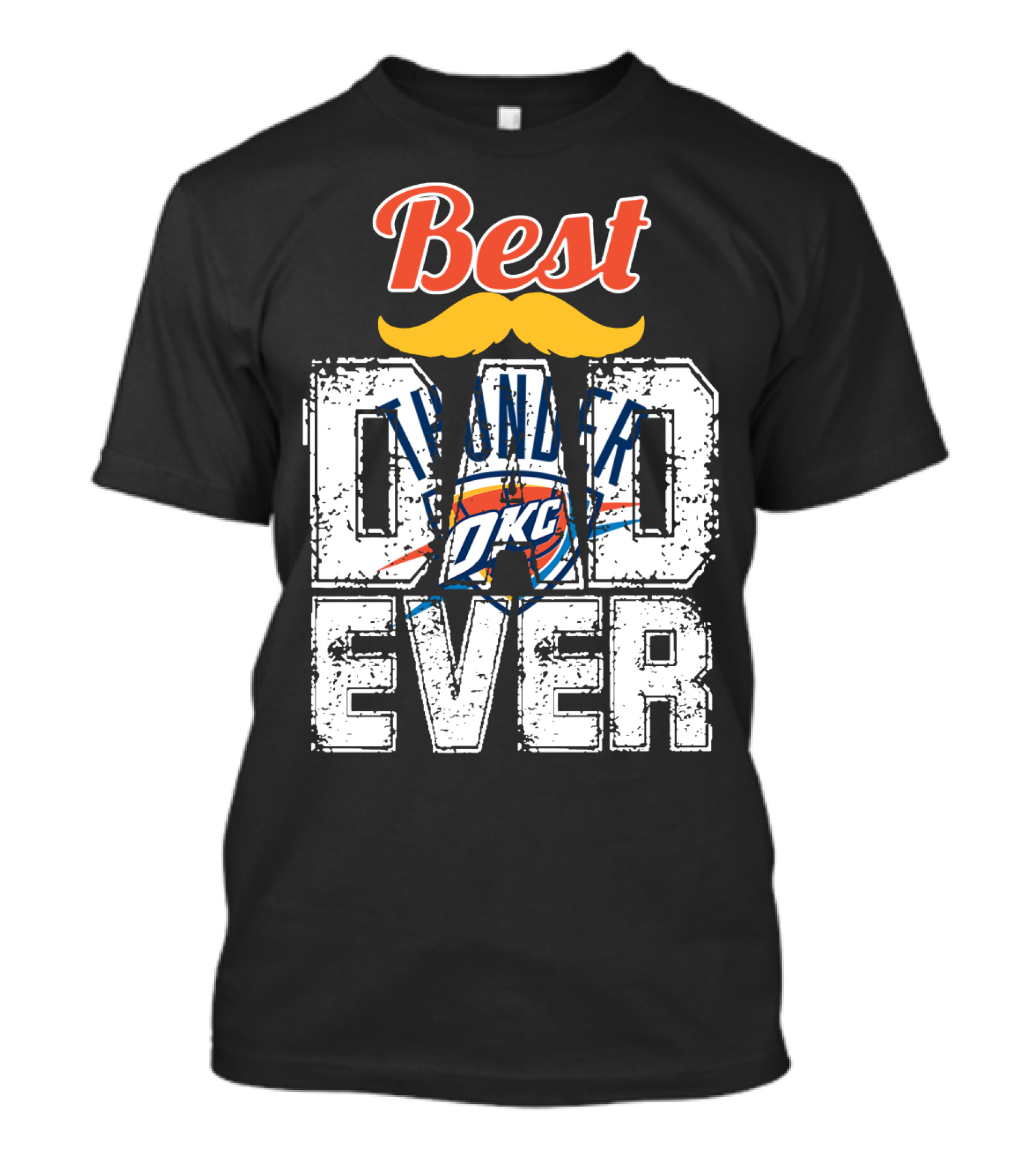 Best Dad Ever Oklahoma City Thunder T-Shirt