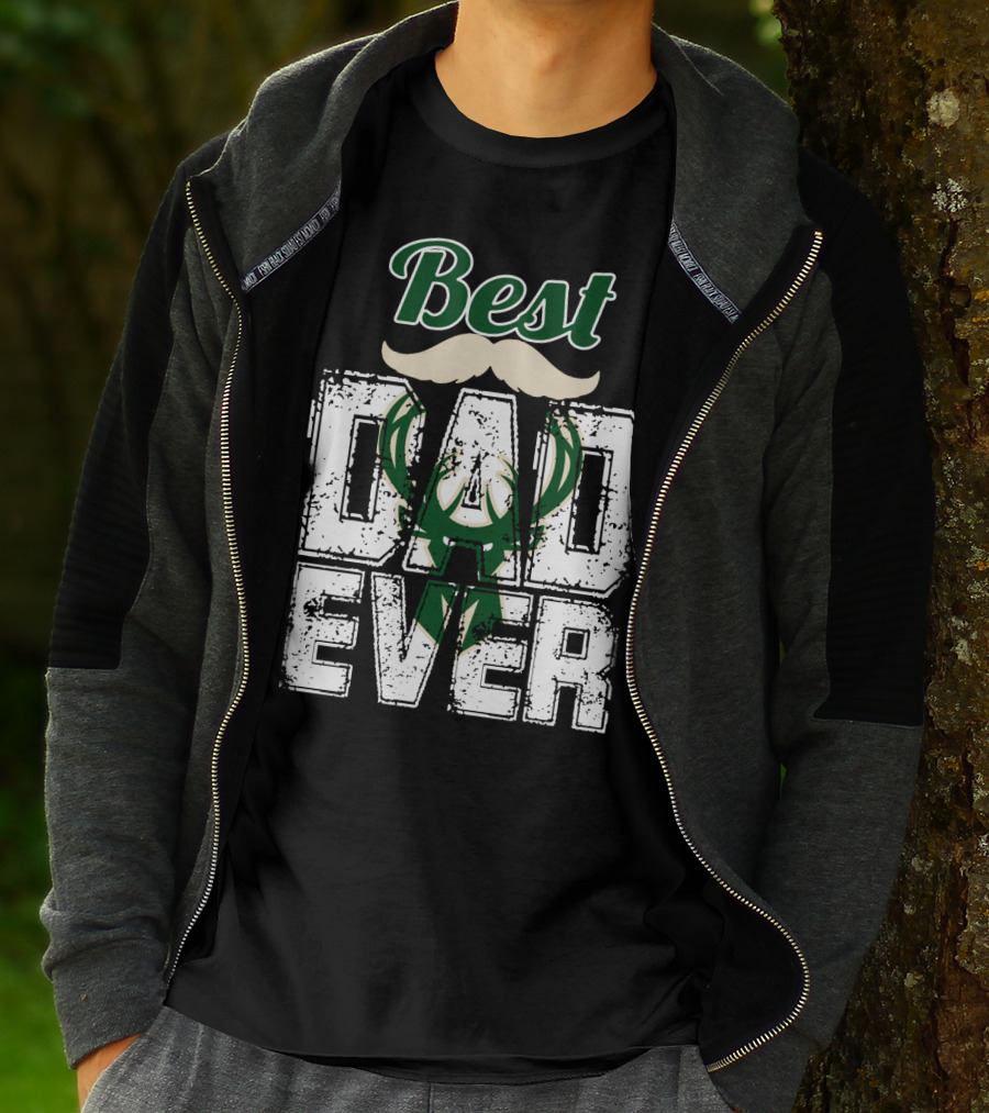 Best Dad Ever Bucks T-Shirt
