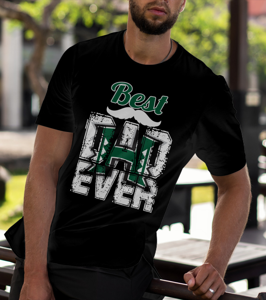 Best Dad Ever Hawaii Rainbow Warriors T-Shirt