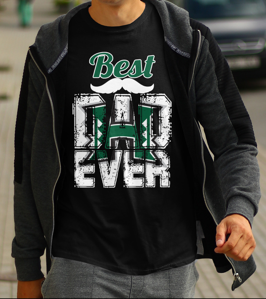 Best Dad Ever Hawaii Rainbow Warriors T-Shirt