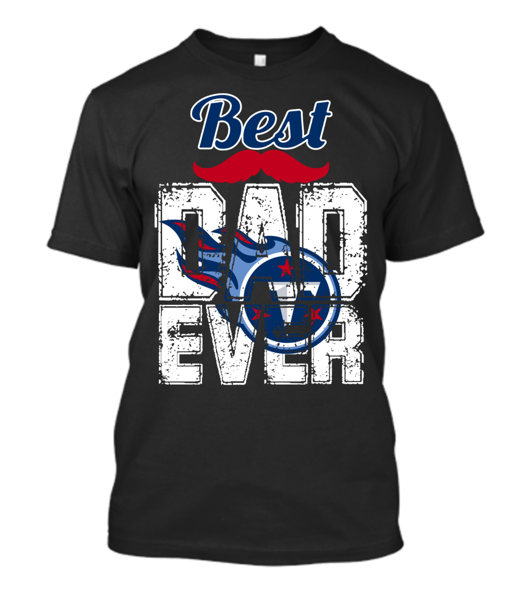 Best Dad Ever Titans Football T-Shirt