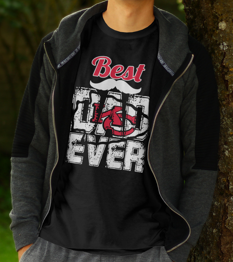 Best Dad Ever Chiefs T-Shirt