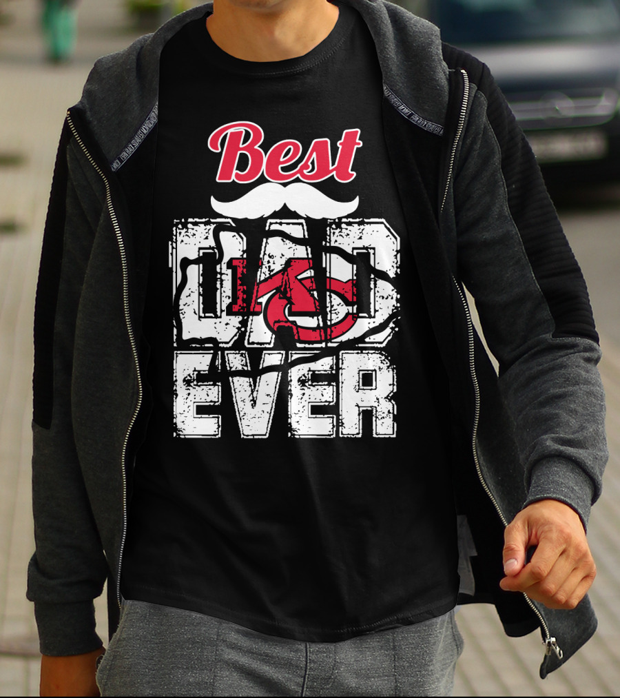 Best Dad Ever Chiefs T-Shirt