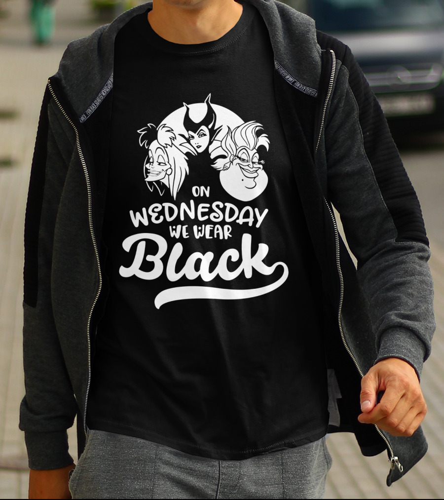 On Wednesday We Wear Black Villains T-Shirt