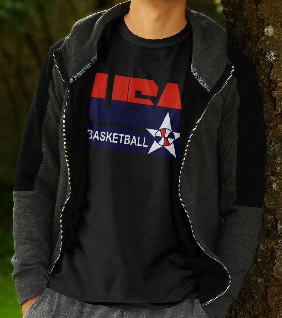 Usa Basketball Star Icon T-Shirt