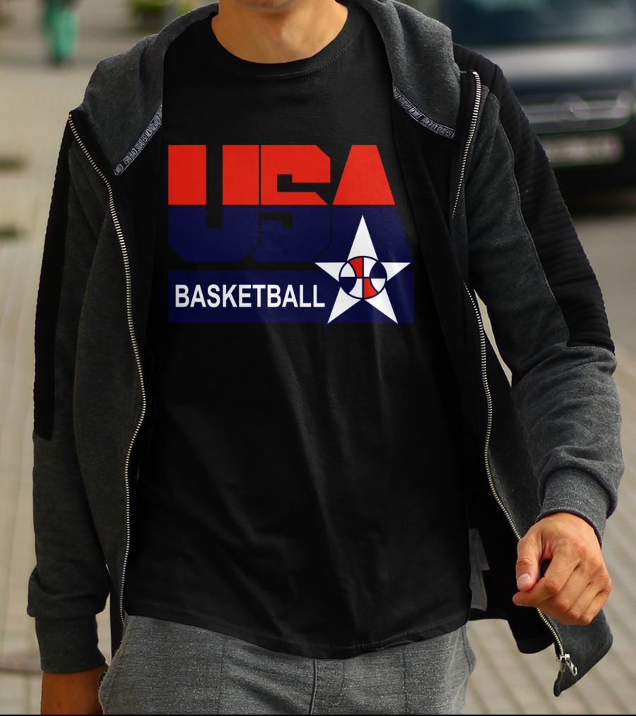 Usa Basketball Star Icon T-Shirt