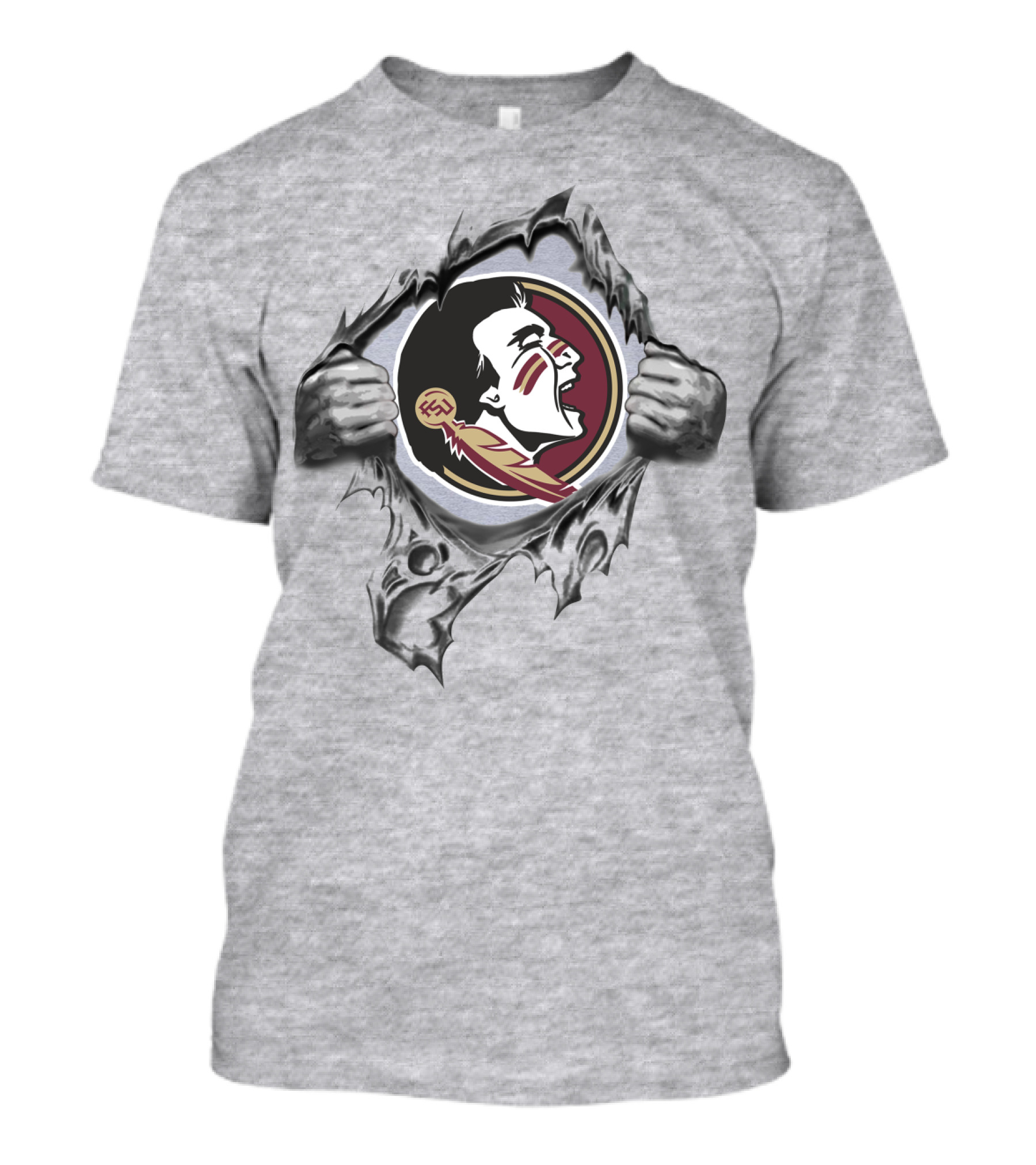 Florida State Seminoles Torn Fabric T-Shirt
