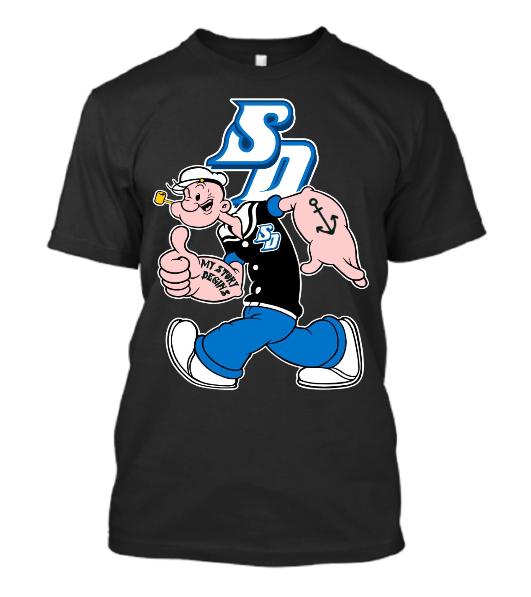 Sd 287 San Diego Toreros My Story Designs T-Shirt
