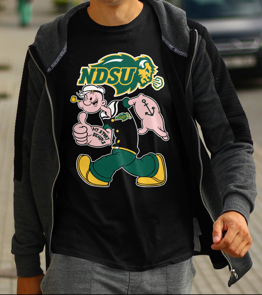 Ndsu North Dakota State Bison My Story Begins T-Shirt