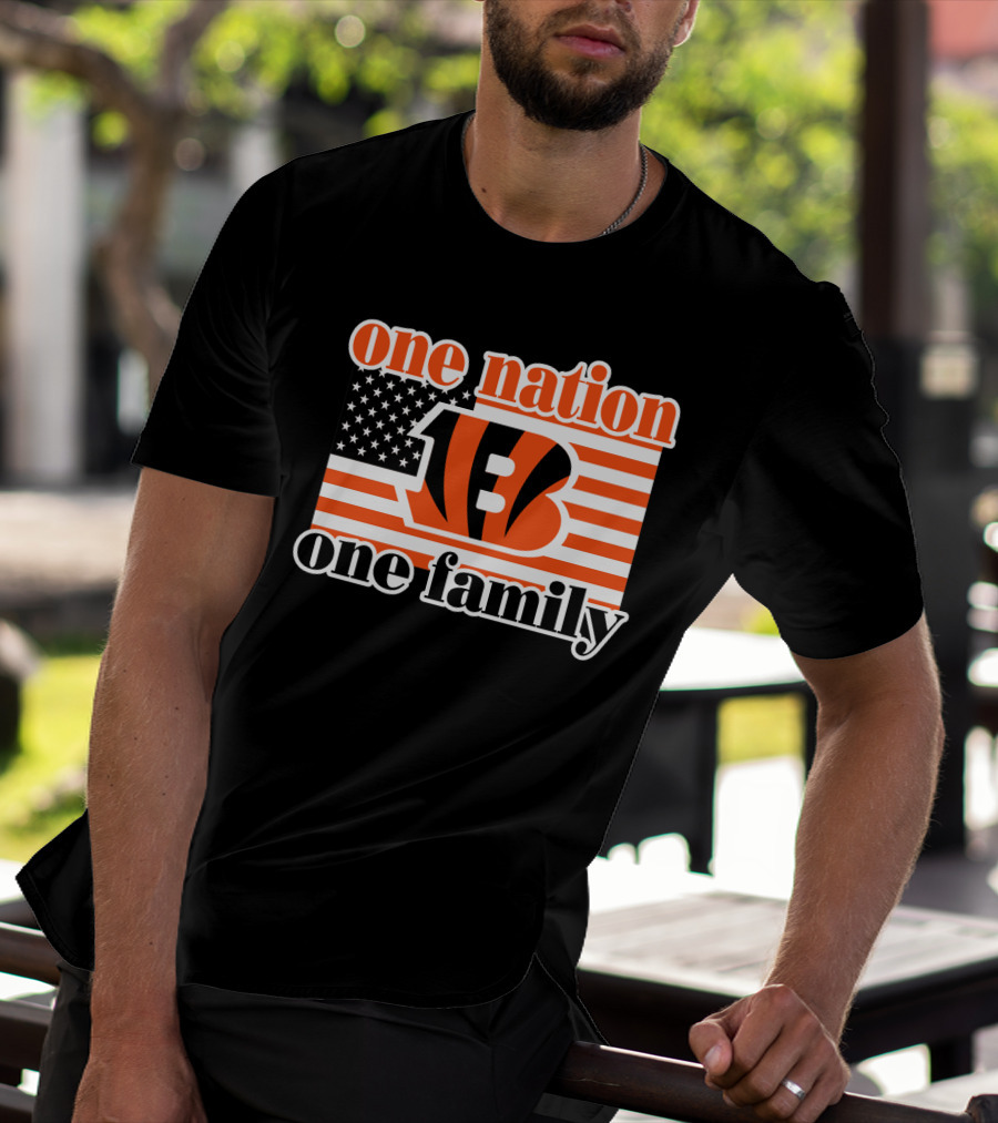 Cincinnati Bengals One Nation One Family T-Shirt