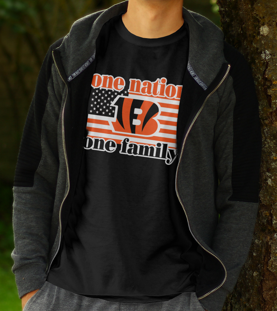 Cincinnati Bengals One Nation One Family T-Shirt