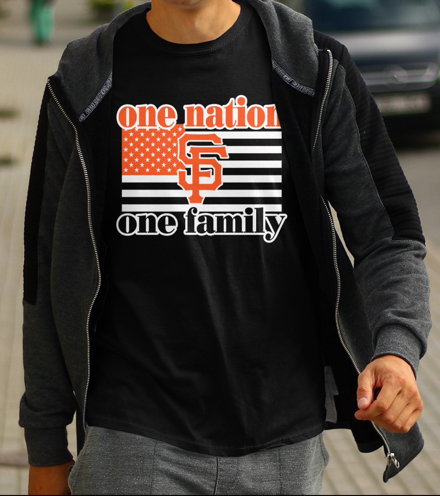 One Nation One Family San Francisco Giants T-Shirt