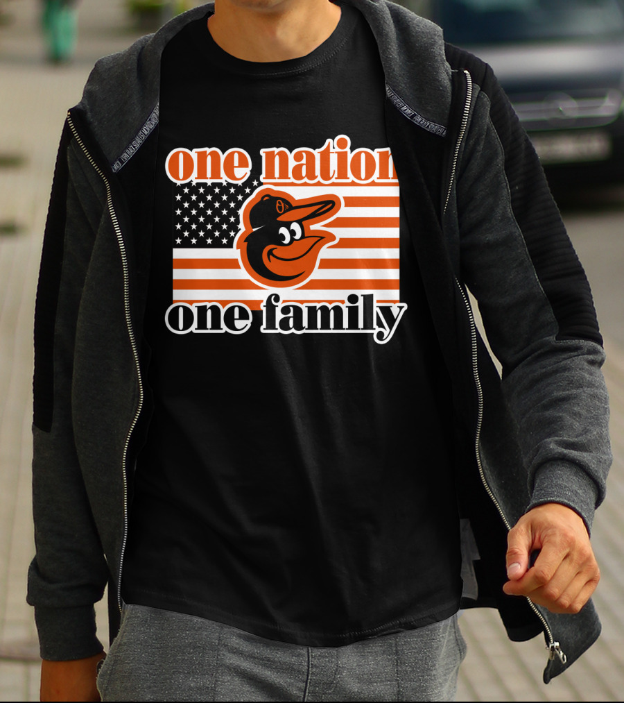 One Nation One Family 59 Baltimore Orioles T-Shirt