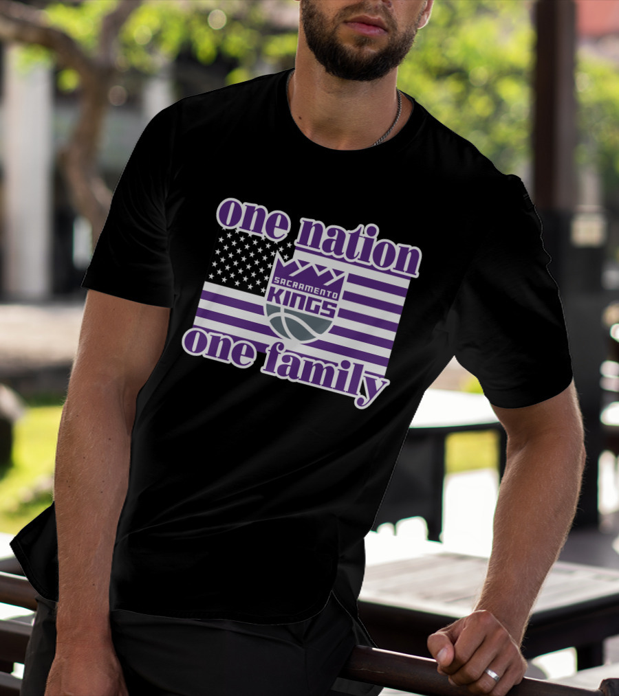 Sacramento Kings One Nation One Family T-Shirt