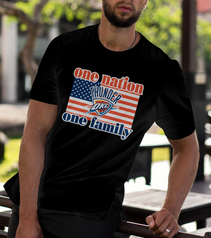 One Nation One Family Oklahoma City Thunder T-Shirt