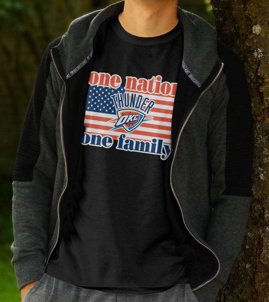One Nation One Family Oklahoma City Thunder T-Shirt
