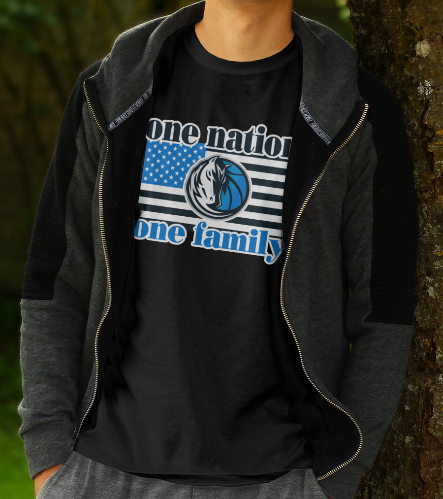 One Nation One Family 83 Dallas Mavericks T-Shirt