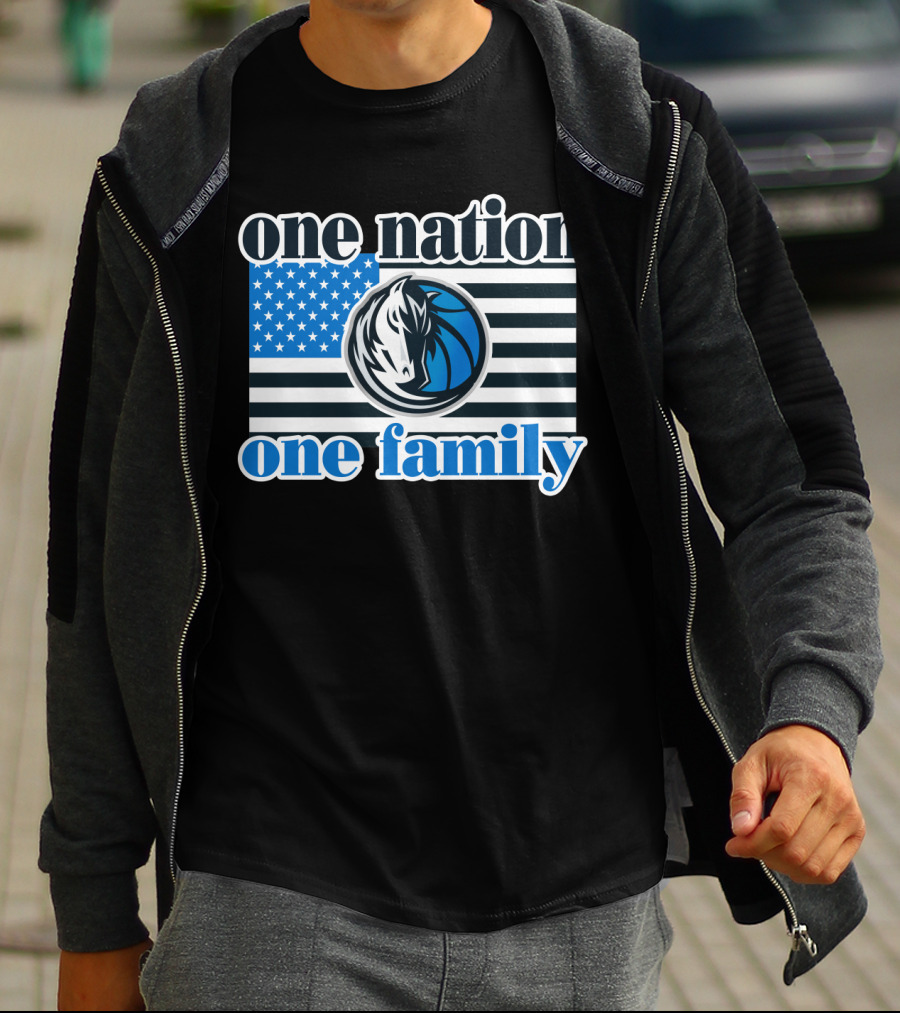 One Nation One Family 83 Dallas Mavericks T-Shirt