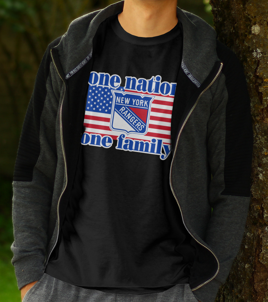 New York Rangers One Nation One Family 97 T-Shirt