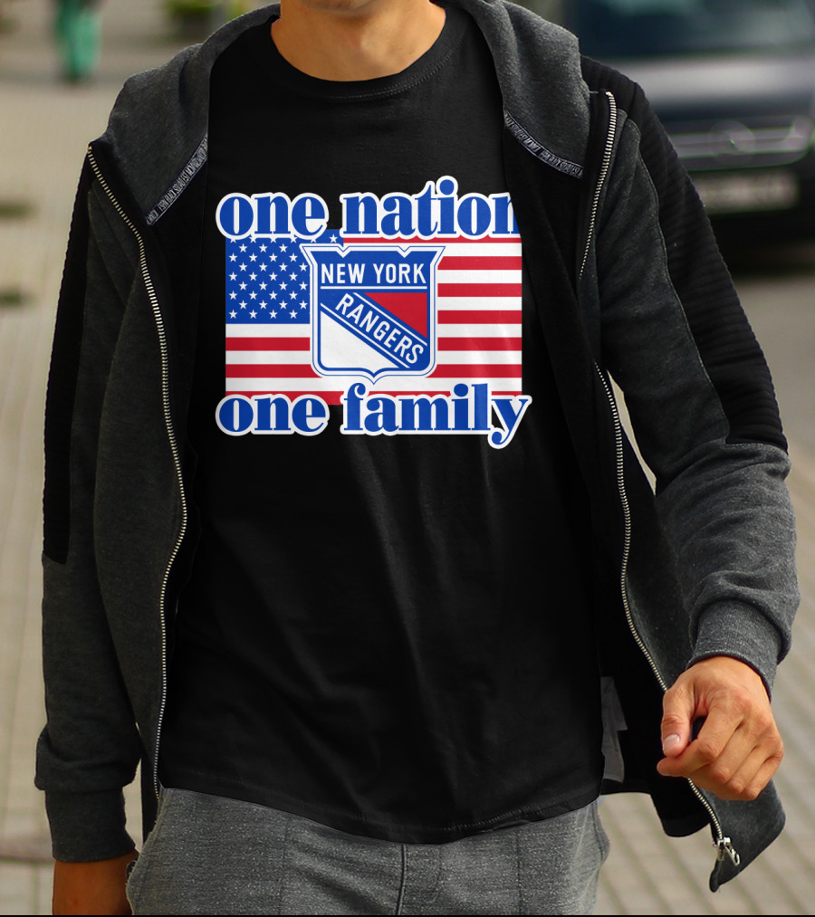 New York Rangers One Nation One Family 97 T-Shirt