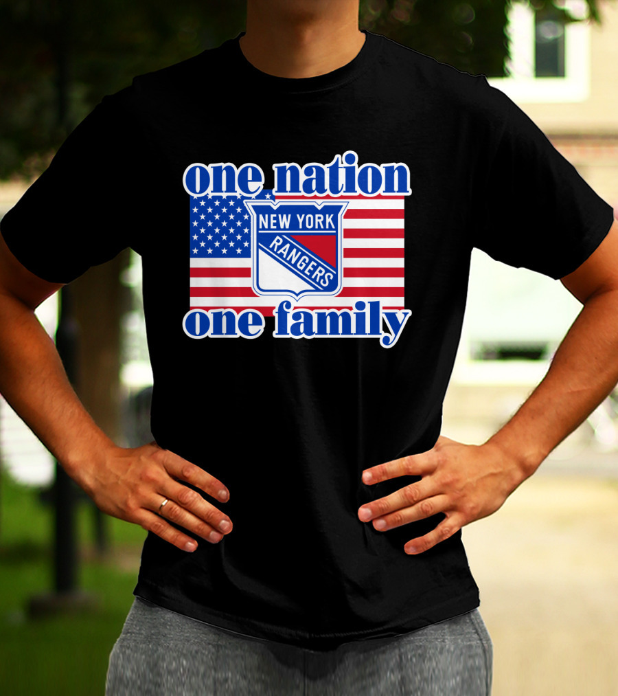 New York Rangers One Nation One Family 97 T-Shirt
