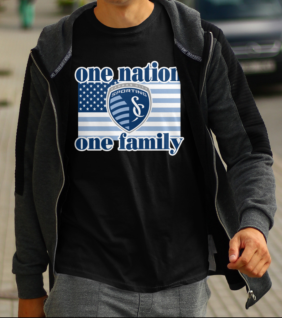 One Nation One Family Sporting Kansas City T-Shirt