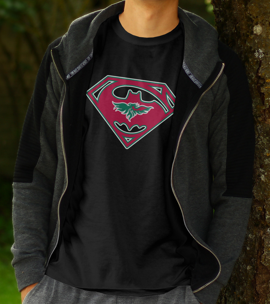 Superman Batman Green Bay Phoenix T-Shirt