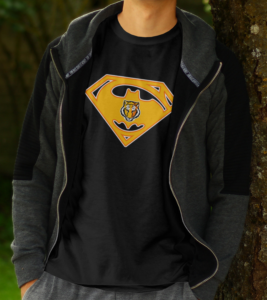 Depauw Tigers 80 Superman Batman T-Shirt