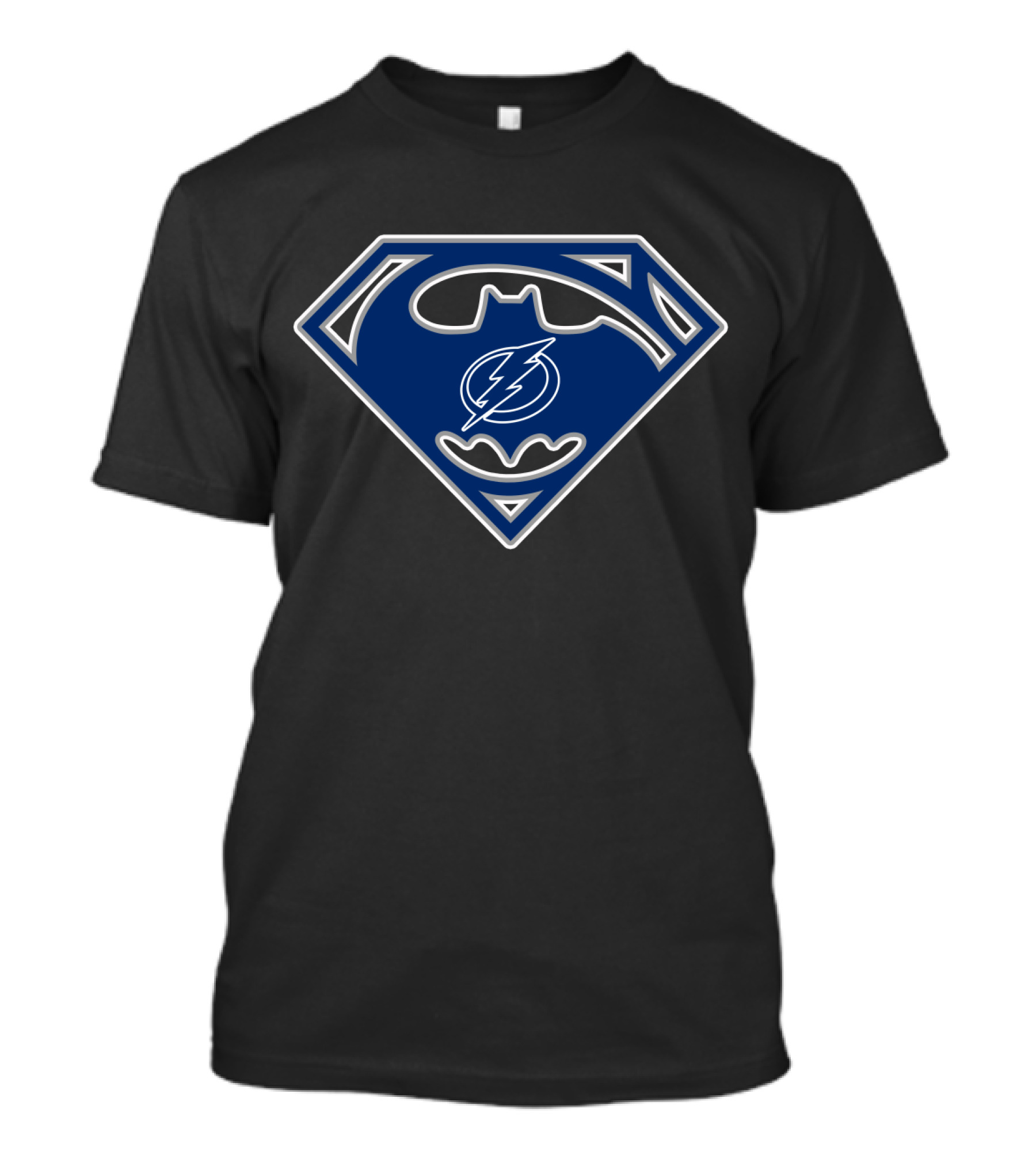 Tampa Bay Lightning Superman Batman T-Shirt