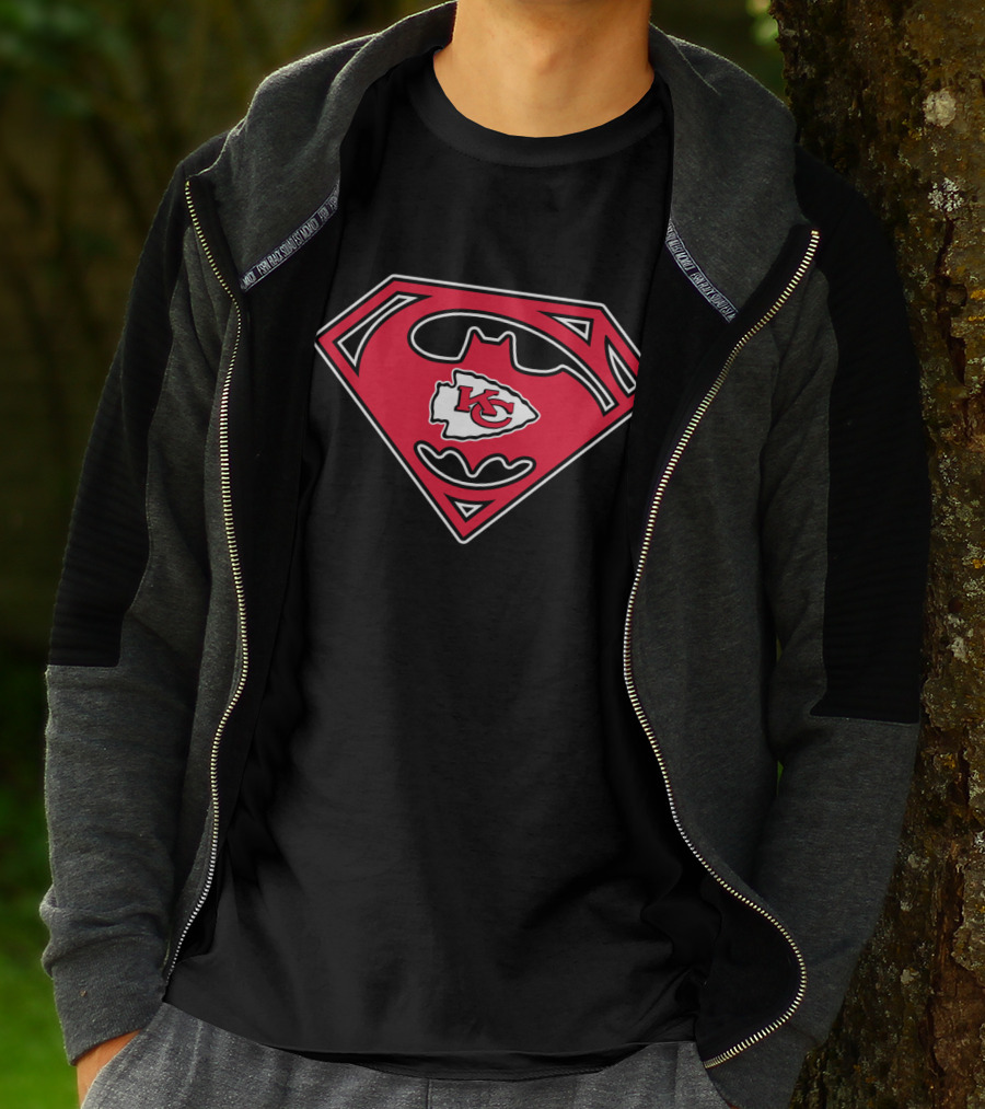 Kansas City Chiefs Kc Arrowhead Superman T-Shirt