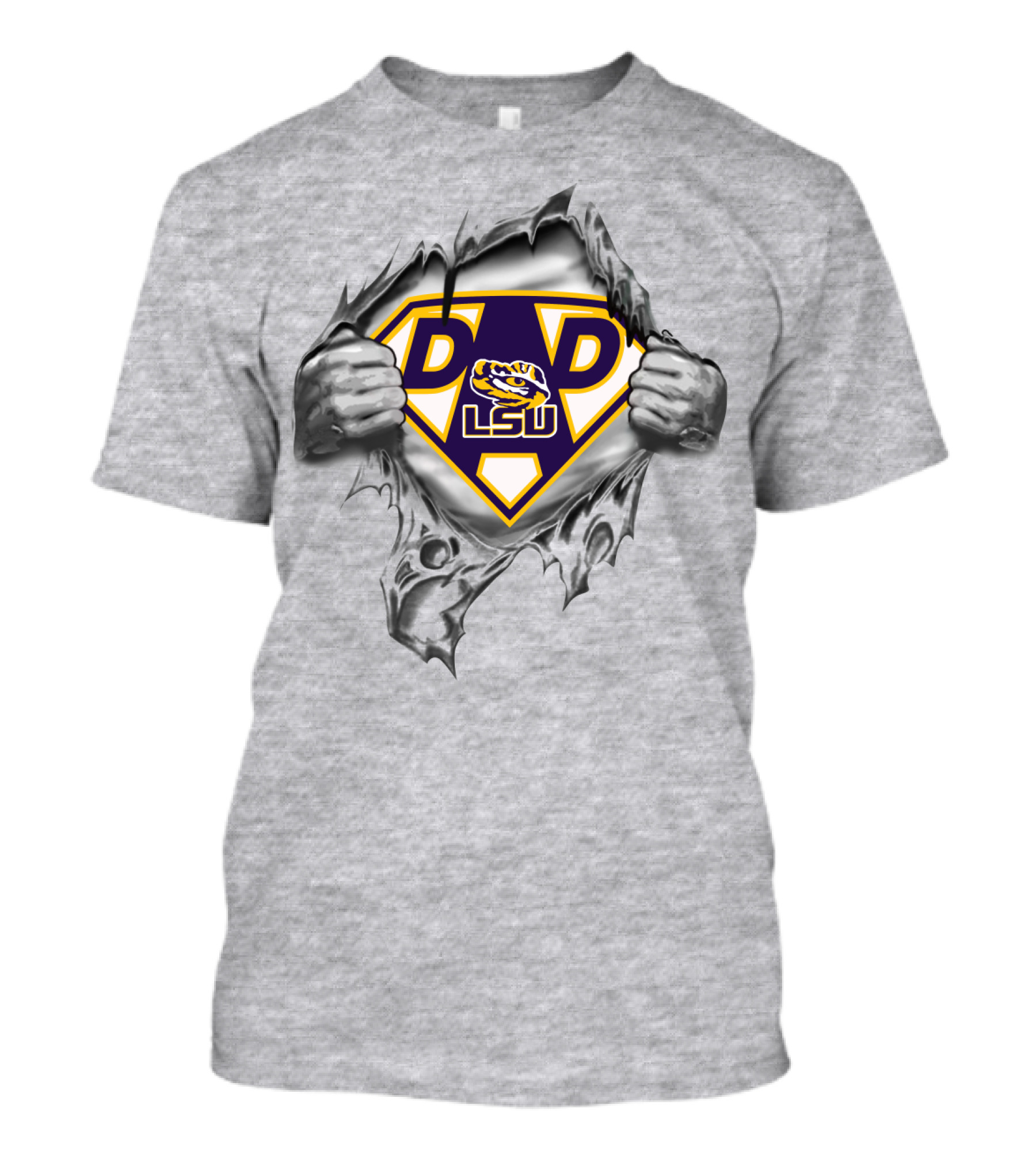 Lsu Super Dad Tiger T-Shirt