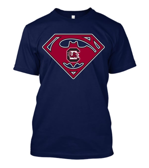 Superhero Shield South Carolina Gamecocks T-Shirt
