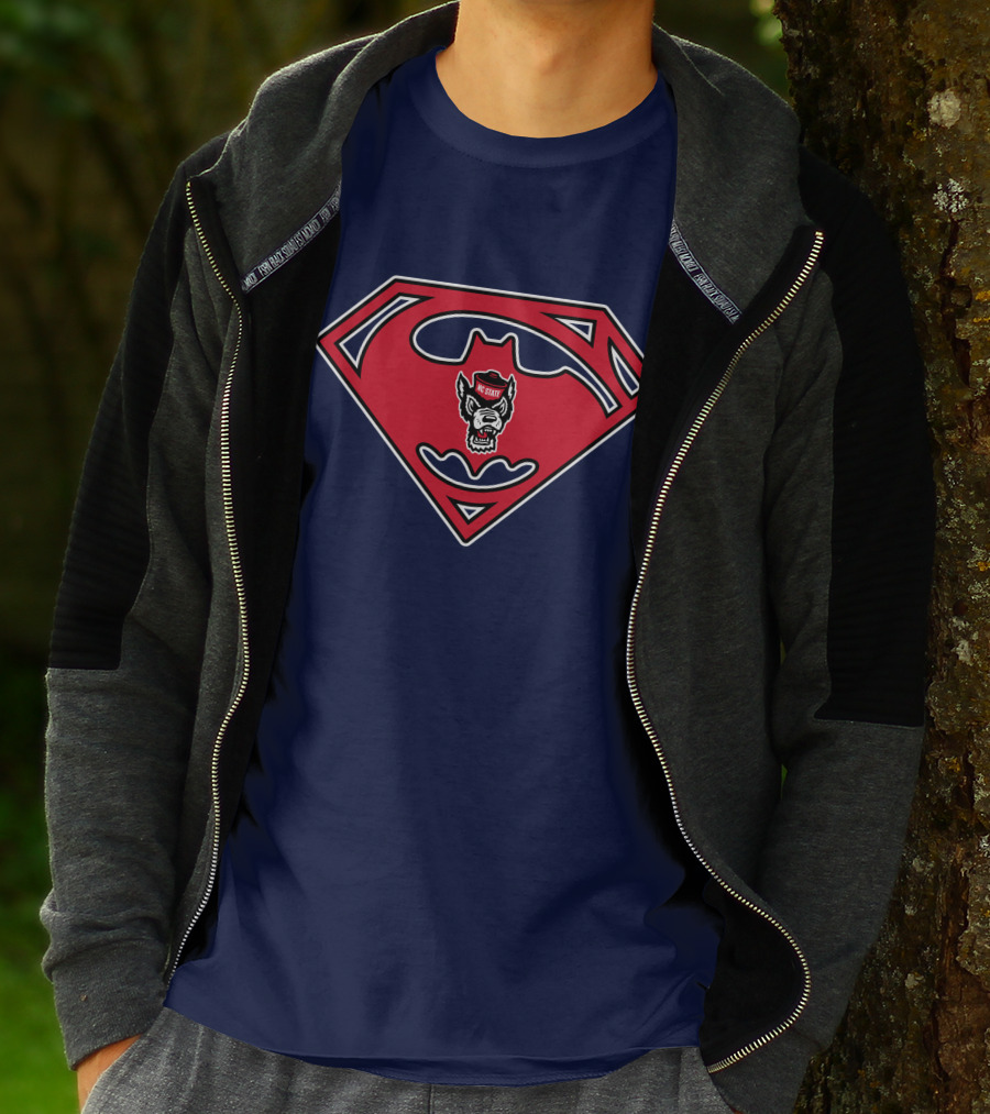 Superman Nc State Wolfpack T-Shirt