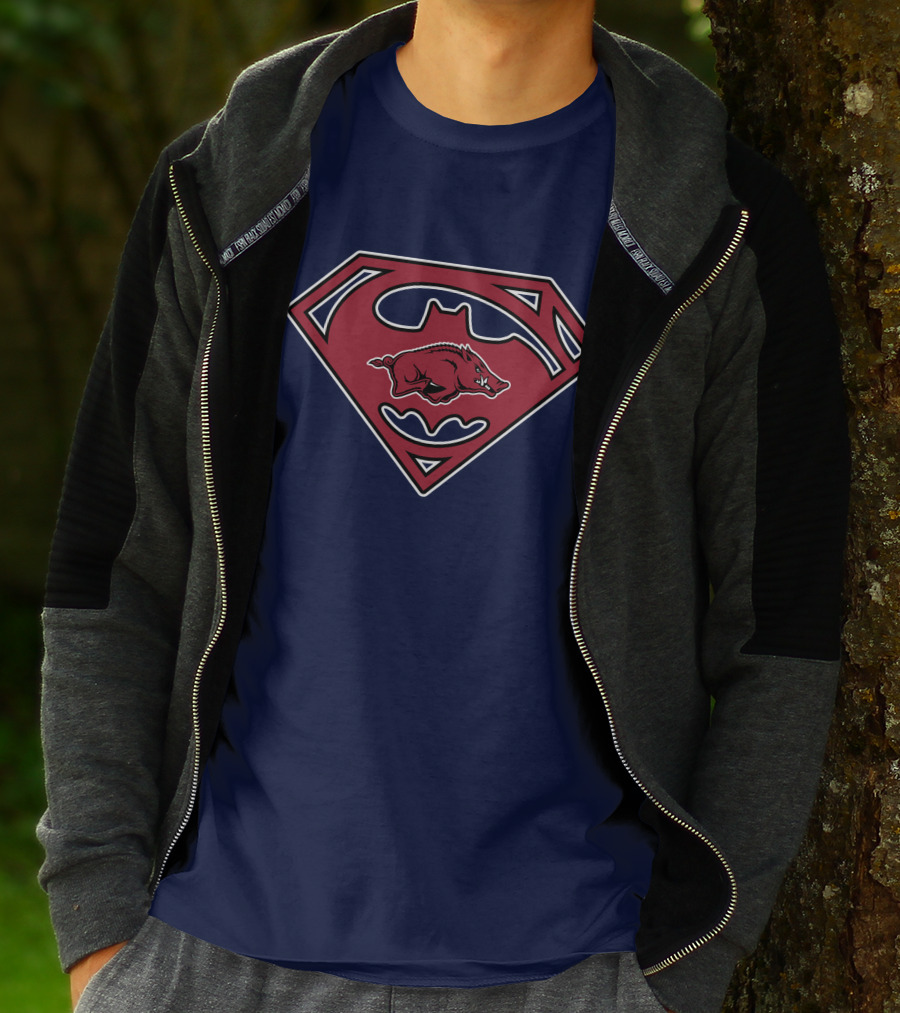 Arkansas Razorbacks 1995 Superman T-Shirt