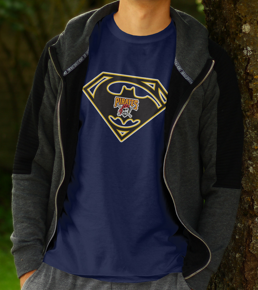 Pittsburgh Pirates Superhero Bat T-Shirt