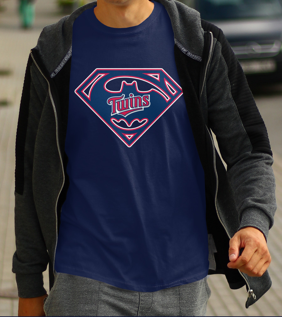 Twins Bat And Shield Logo 203 T-Shirt
