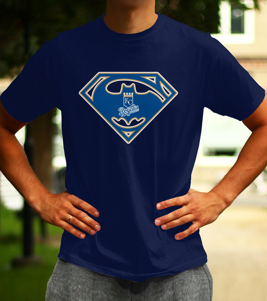 Kansas City Royals Batman Superman T-Shirt