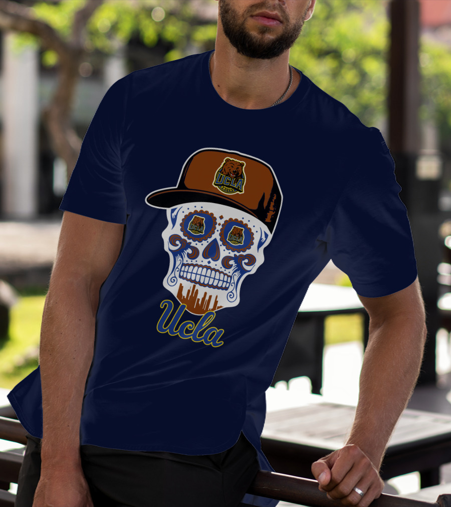 Ucla Bruins Skull With Cap T-Shirt