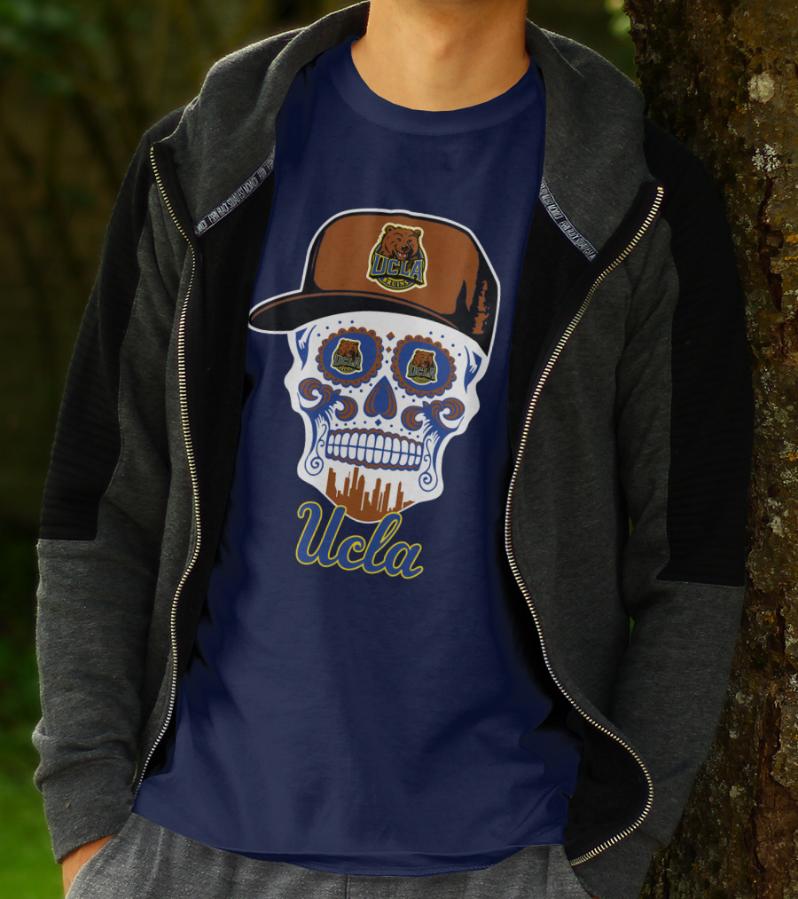 Ucla Bruins Skull With Cap T-Shirt