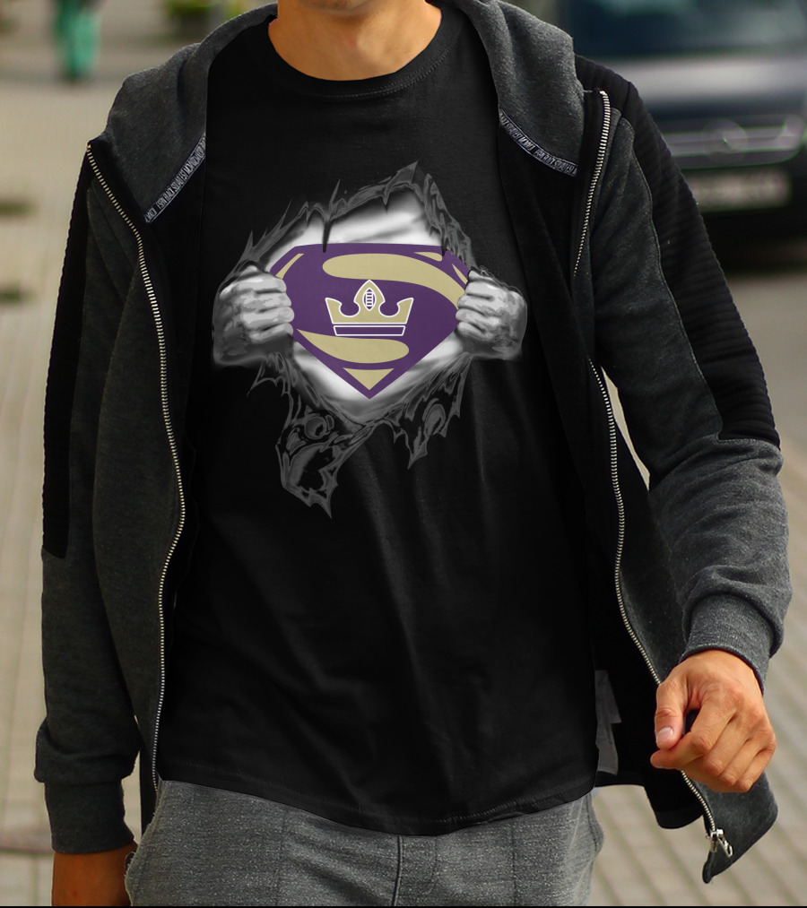 Atlanta Legends Superman Logo With Crown T-Shirt