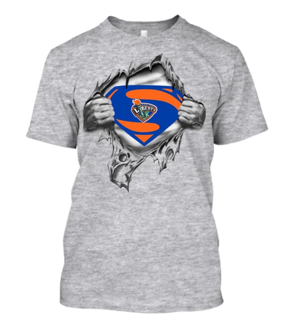 New York Liberty Superman Emblem And Heroic Reveal T-Shirt