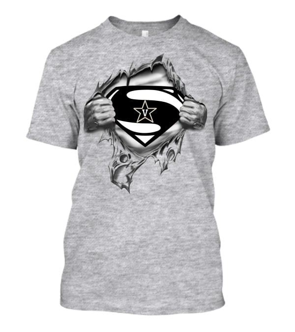 Vanderbilt Commodores Superman V Star T-Shirt