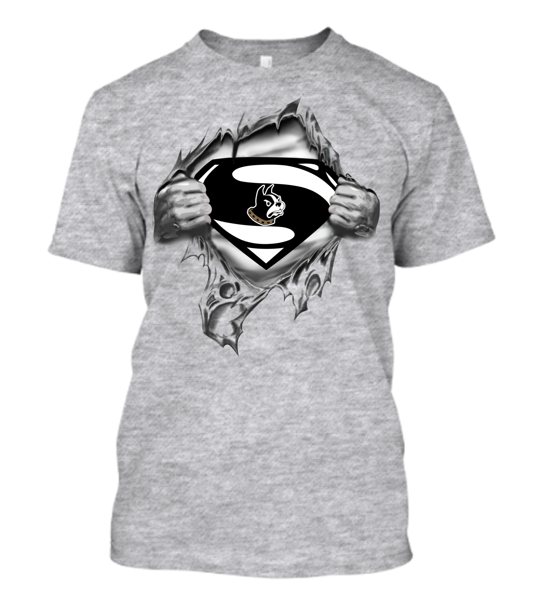 Wofford Terriers Superman Logo Design 370 T-Shirt