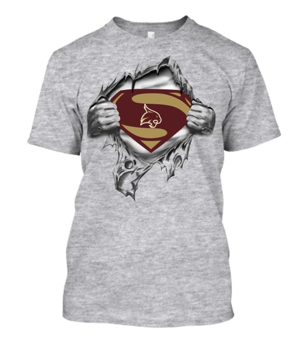 Texas State Bobcats Superman Chest Logo Revealed T-Shirt