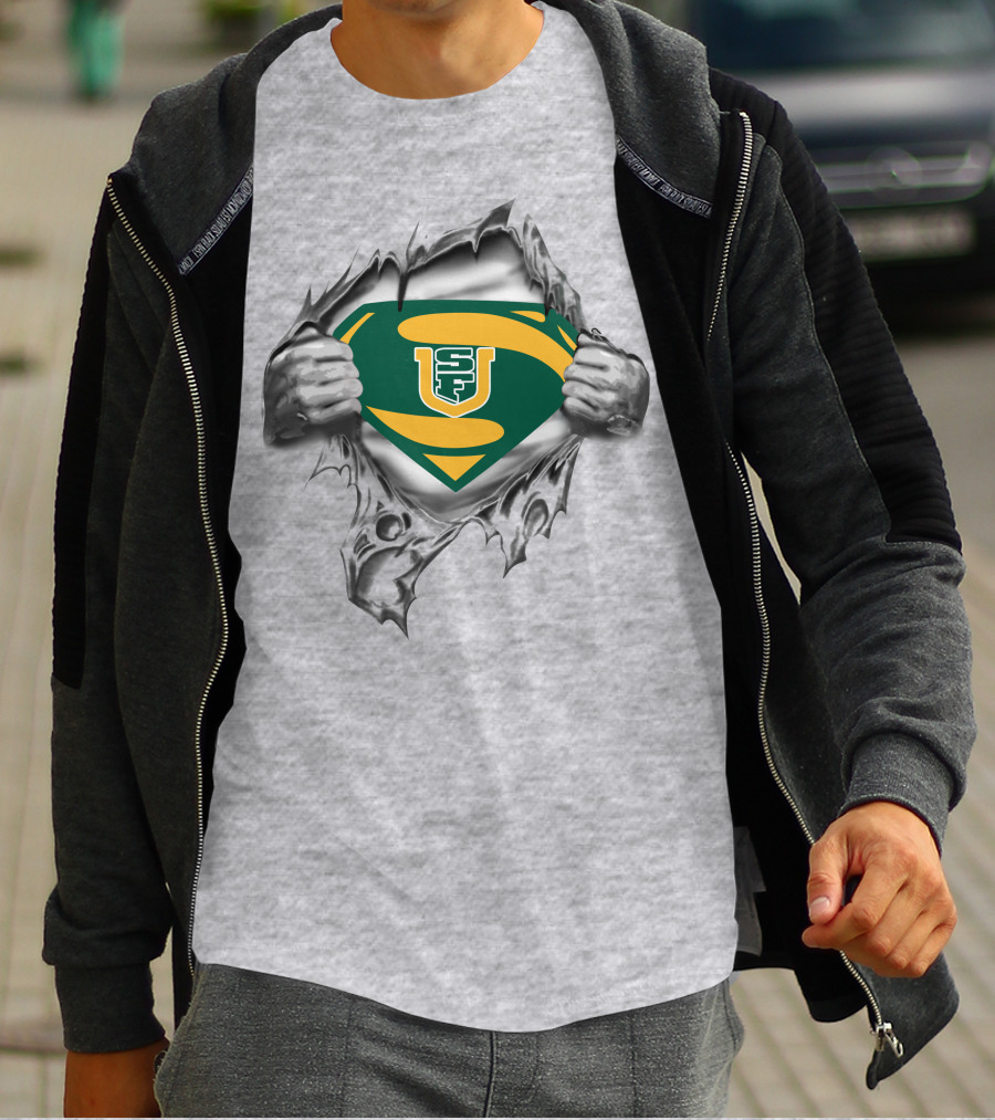 San Francisco Dons Sf Superman Logo Peeling Effect T-Shirt