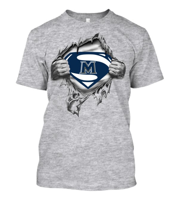 Mount St Mary's Mountaineers Superman T-Shirt